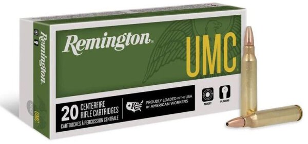 REMINGTON MUNITION .223 REM 55GR UMC FMJ 20/200