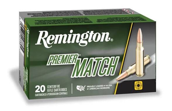REMINGTON MUNITION 6,5MM CREEDMOOR 140GR PREMIER MATCH MATCHKING OTM 20/200