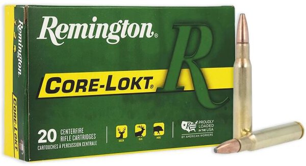 REMINGTON MUNITION .30-06 SPRG 150GR CORE-LOKT PSP 20/200