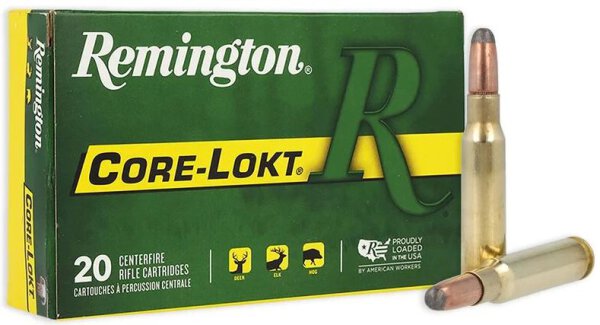 REMINGTON MUNITION .308 WIN 180GR CORE-LOKT SP 20/200