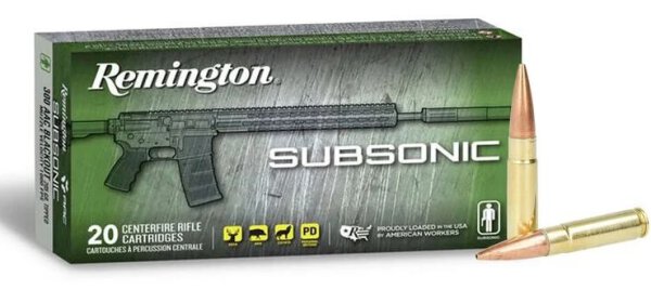 REMINGTON MUNITION .300 AAC BLACKOUT 220GR SUBSONIC OTFB 20/200