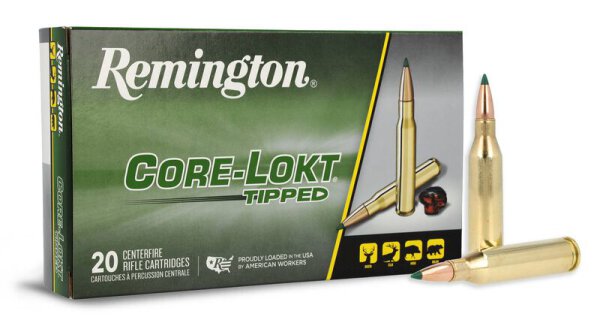 REMINGTON MUNITION .243 WIN 95GR CORE-LOKT TIPPED 20/200