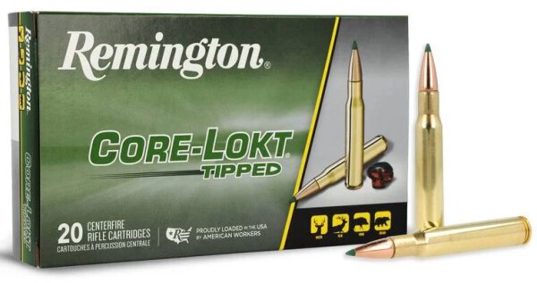REMINGTON MUNITION .30-06 SPRG 150GR CORE-LOKT TIPPED 20/200