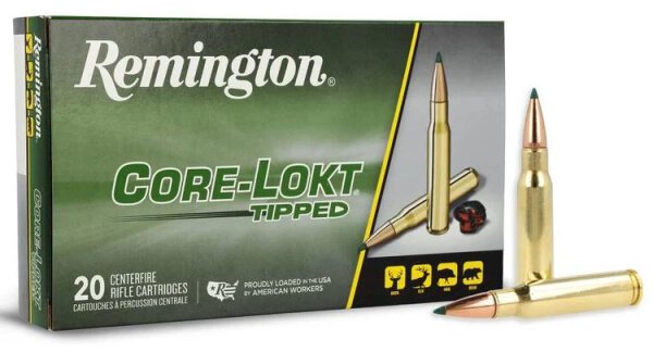 REMINGTON MUNITION .308 WIN 150GR CORE-LOKT TIPPED 20/200