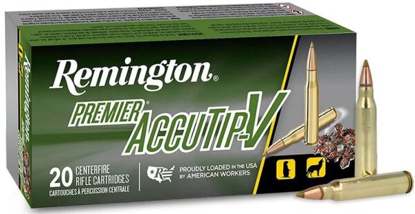 REMINGTON MUNITION .223 REM 55GR PREMIER ACCUTIP-V 20/200