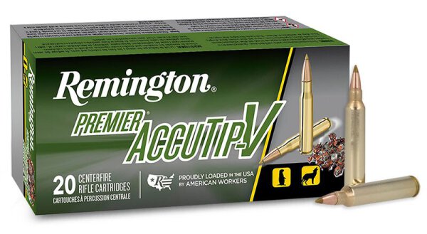 REMINGTON MUNITION .204 RUGER 40GR PREMIER ACCUTIP-V 20/200