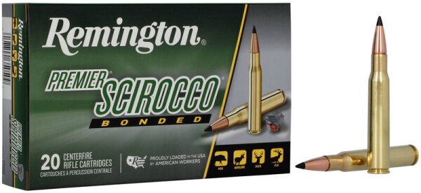 REMINGTON MUNITION .30-06 SPRG 180GR SWIFT SCIROCCO BONDED 20/200
