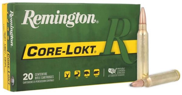 REMINGTON MUNITION .300 WIN MAG 180GR CORE-LOKT PSP 20/200