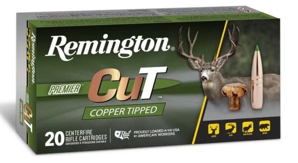 REMINGTON MUNITION .300 WIN MAG 180GR PREMIER CUT COPPER TIPPED 20/200