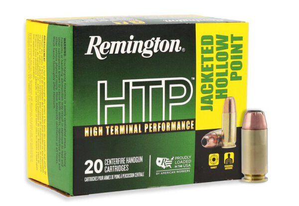 REMINGTON MUNITION .40 S&W 180GR HIGH TERMINAL PERFORMANCE JHP 20/500