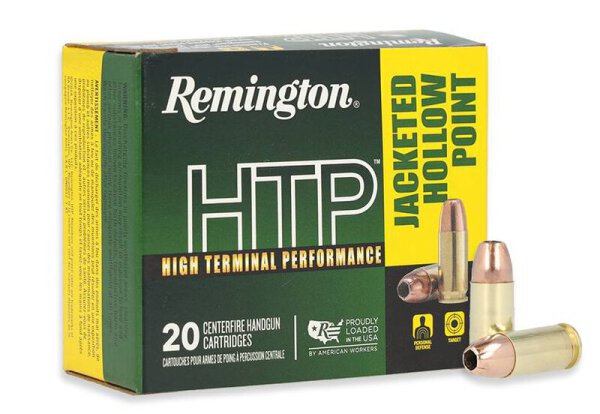 REMINGTON MUNITION 9MM LUGER 115GR HIGH TERMINAL PERFORMANCE JHP 20/500