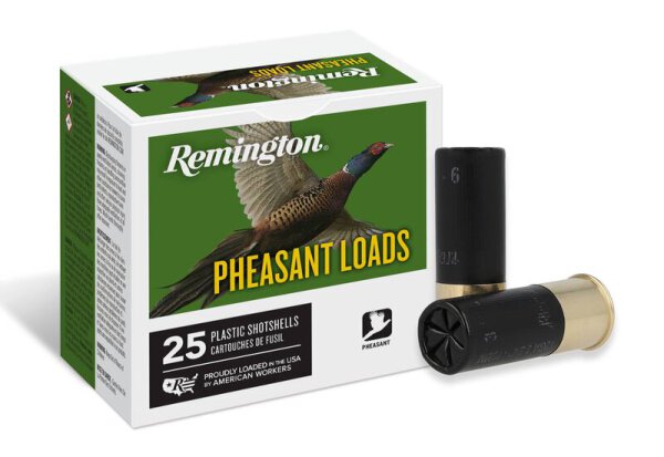 REMINGTON MUNITION 12/70 12GA 2-3/4" #6 1-1/4OZ PHEASANT 25/250