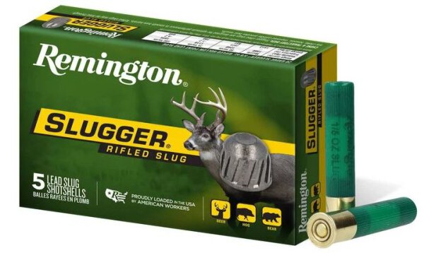 REMINGTON MUNITION .410/64 410GA 2-1/2" 88GR 1/5OZ SLUGGER RIFLED SLUG 5/250