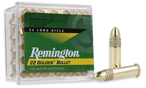 REMINGTON MUNITION .22 LR 40GR 22 GOLDEN BULLET BPRN 100/5000