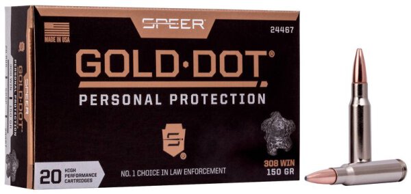 SPEER MUNITION .308 WIN 150GR GDSP 20/200