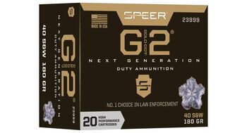 SPEER MUNITION .40 S&W 180GR GDG2 20/200