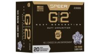 SPEER MUNITION .40 S&W 180GR GDG2 20/200