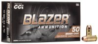 CCI MUNITION .40 S&W 165GR BLAZER BRASS FMJ 50/1000
