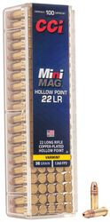CCI MUNITION .22 LR 36GR MINI-MAG CPHP 100/5000