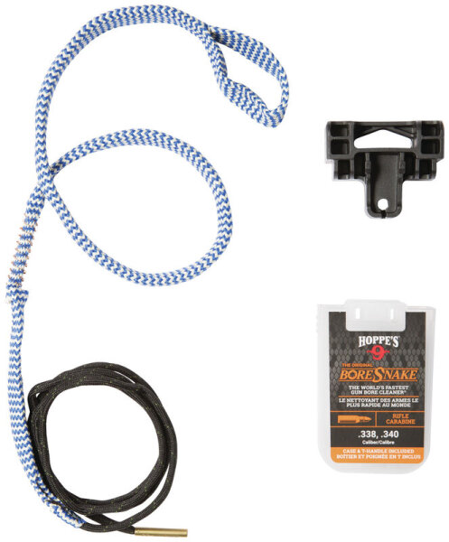HOPPES REINIGUNGSSCHNUR BORESNAKE .338/.340 RIFLE MIT HANDGRIFF+BOX VE:6/54