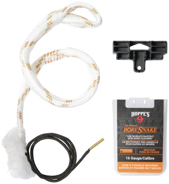 HOPPES REINIGUNGSSCHNUR BORESNAKE 16GA SHOTGUN MIT HANDGRIFF+BOX VE:6/54