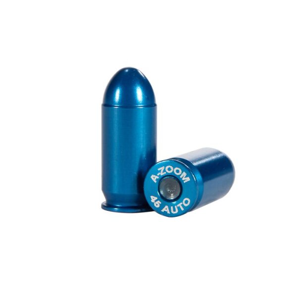 A-ZOOM PUFFERPATRONEN BLAU .45 AUTO 10/PK