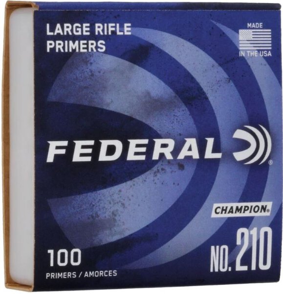 FEDERAL Z&Atilde;&oelig;NDER LARGE RIFLE PRIMER 100/5000