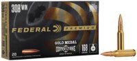 FEDERAL MUNITION .308 WIN 168GR OTM BULLET GOLD MEDAL...