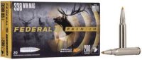 FEDERAL MUNITION .338 WIN MAG 200GR TROPHY BONDED TIP 20/200
