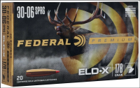 FEDERAL MUNITION .30-06 SPRG 178GR ELD-X 20/200