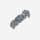 MAGPUL TACTILE LOCK PLATE - TYPE 2 5/PACK GRAU
