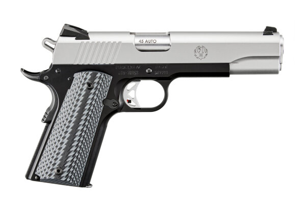 RUGER PISTOLE SR1911 LIGHTWEIGHT .45 AUTO 5"/12,7CM LOW-GLARE STAINLESS