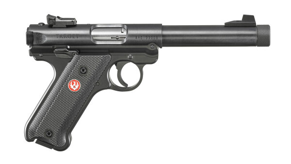 RUGER PISTOLE MARK IV TARGET .22 LR 5,5"/13,97CM BLUED