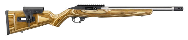 RUGER 10/22&Acirc;&reg; COMPETITION  .22 LR 16,1"/41CM NATURAL BRAUN LAMINATE