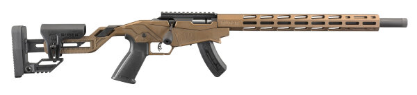 RUGER PRECISION RIMFIRE .22 LR 18"/46CM 1/2"-28 BURNT BRONZE CERAKOTE