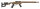 RUGER PRECISION RIMFIRE .22 LR 18"/46CM 1/2"-28 BURNT BRONZE CERAKOTE