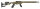 RUGER PRECISION RIMFIRE .22 LR 18"/46CM 1/2"-28 OD GR&Atilde;&oelig;N CERAKOTE
