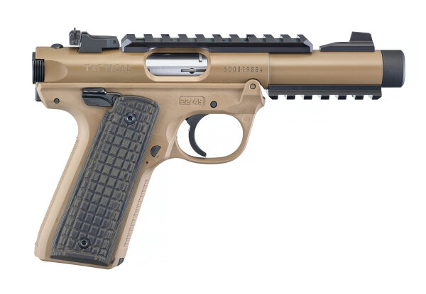 RUGER PISTOLE MARK IV 22/45 TACTICAL .22 LR 4,4"/11,18CM DAVIDSONS BRAUN CERAKOTE 1/2"-28
