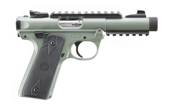 RUGER PISTOLE MARK IV 22/45 TACTICAL .22 LR 4,4"/11,18CM ELITE JUNGLE CERAKOTE 1/2"-28