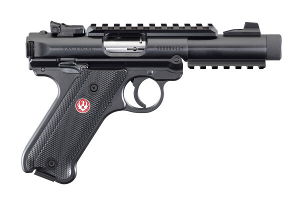 RUGER PISTOLE MARK IV TACTICAL .22 LR 4,4"/11,18CM BR&Atilde;&oelig;NIERT