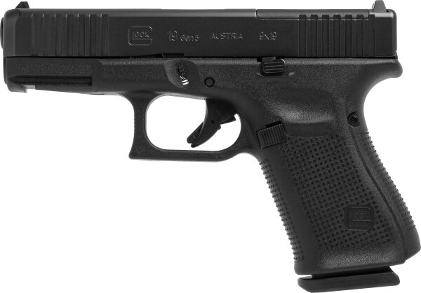 GLOCK PISTOLE G19 GEN5/MOS/FS 9MM LUGER 4"/10,2CM