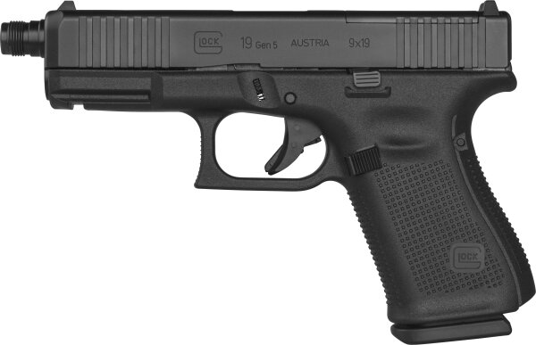 GLOCK PISTOLE G19 GEN5/FS 9MM LUGER 4"/10,2CM M13,5X1 LINKS