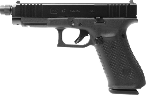 GLOCK PISTOLE G47 GEN5/MOS/FS 9MM LUGER 4,5"/11,4CM M13,5X1 LINKS