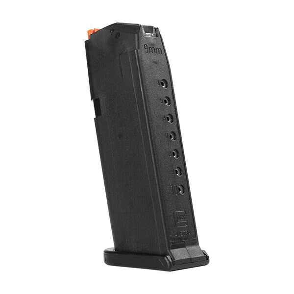 GLOCK MAGAZIN G19 01 10RD 9MM LUGER SCHWARZ/ORANGE