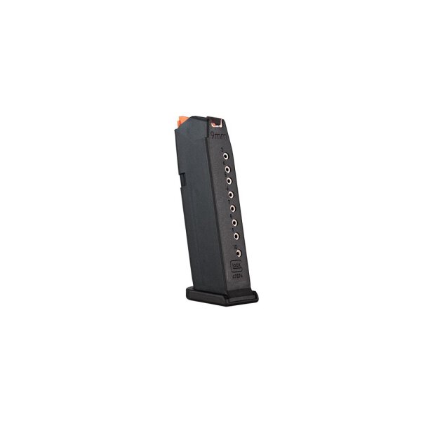 GLOCK MAGAZIN G43X/G48 SLIM-01 10RD 9MM LUGER SCHWARZ/ORANGE