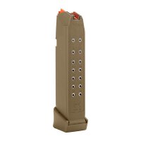 GLOCK MAGAZIN G19X+2 19RD 9MM LUGER COYOTE/ORANGE