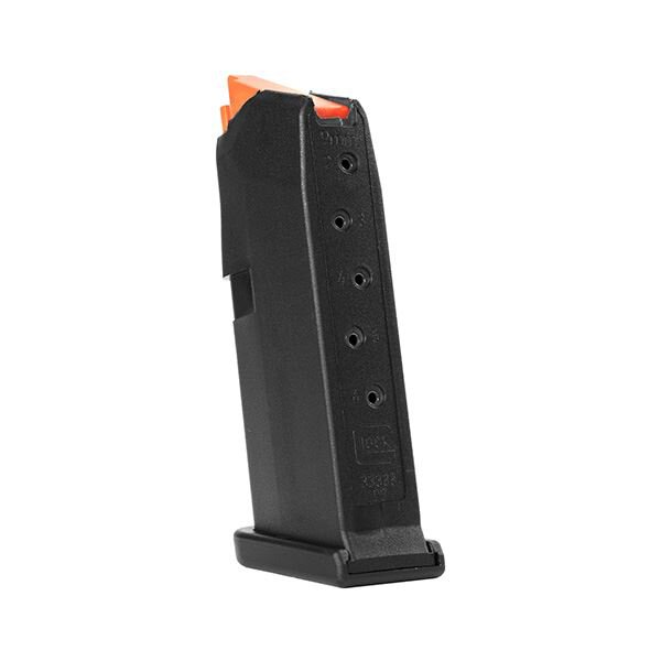 GLOCK MAGAZIN G43 6RD 9MM LUGER SCHWARZ/ORANGE