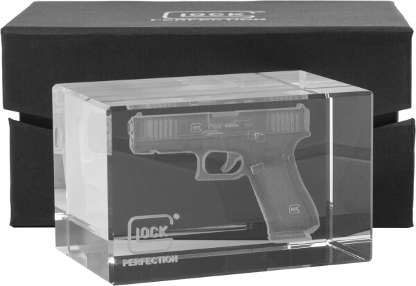 GLOCK BRIEFBESCHWERER (GLASW&Atilde;&oelig;RFEL MIT GRAVUR)
