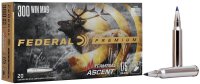 FEDERAL MUNITION .300 WIN MAG 175GR TERMINAL ASCENT 20/200