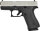 GLOCK PISTOLE G43X FS SLIM 9MM LUGER 3,4"/8,7CM SILBER